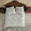 100-Percent Cotton Chenille 3-Piece Coverlet Bedspread Set in Sage