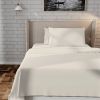 Ivory Beige Off-White Cream Color Certified Organic Cotton Sheet Set