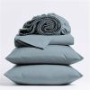 Aqua Blue 100-Percent Certified Organic Cotton Sheet Set