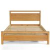 Farmhouse Solid Wood Platform Bed Frame with Headboard Footboard