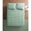 Coastal Beach Starfish Seashell Seahorse Light Green Teal Quilt Set
