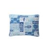 Aqua Blue Cream Beach Sea Shells Coral Fish Coastal 3-Piece Quilt Set