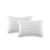 Coastal Beach Seashells Starfish Sea Horse White 3-Piece Quilt Set