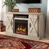 FarmHouse Rustic TV Entertainment Electric Fireplace