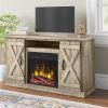 FarmHouse Rustic TV Entertainment Electric Fireplace