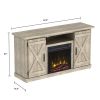 FarmHouse Rustic TV Entertainment Electric Fireplace
