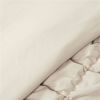 Soft Lightweight Puff Textured Comforter Set in Neutral Tan