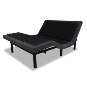 Adjustable Bed Frame Base with Wireless Remote (size: QUEEN)