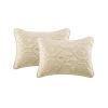 Coastal Beach Starfish Seashells Sea Horse Sand Tan 3-Piece Quilt Set