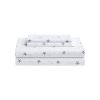 Coastal Beach Starfish White Navy Red 100-Percent Cotton Sheet Set