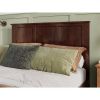 Traditional Style Headboard in Walnut Wood Finish
