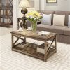 Contemporary 2-Tier Farmhouse Coffee Table