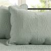 6-Piece Farmhouse Daybed Cover Bedding Set with Scalloped Edges