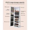 Wood Jewelry Cabinet Armoire Organizer Freestanding Rotating Mirror