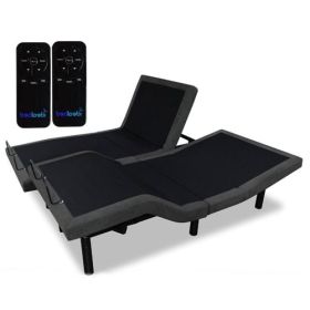 Adjustable Bed Frame Base with Wireless Remote (size: Split King)