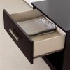 Modern 1 Drawer Nightstand End Side Table Storage