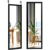 Full Length Bedroom Mirror with Over the Door or Wall Mounted Design