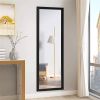 Full Length Bedroom Mirror with Over the Door or Wall Mounted Design