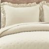 Lightweight Yellow Ruffle Reversible Oversized 3 Piece Quilt Set