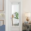 Full Length Bedroom Mirror with Over the Door or Wall Mounted Design