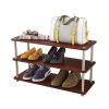 3-Shelf Modern Shoe Rack - Holds up to 12 Pair of Shoes