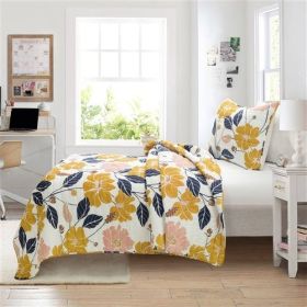 Aloha Hawaiian Floral Lightweight Quilt Set (size: Twin/Twin XL)