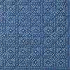 Blue White Dots and Stripes 100-Percent Cotton Reversible Quilt Set