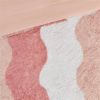 Pink Blush White Reversible Soft Sherpa Faux Fur Comforter Set