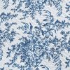 3 Piece Bed In A Bag Reversible Blue White Floral Cotton Quilt Set