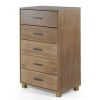 Modern Farmhouse Solid Wood 5 Drawer Bedroom Chest