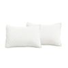 Lightweight Cotton Linen White Textured Reversible 3-Piece Quilt Set