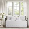 6-Piece Farmhouse Daybed Cover Bedding Set with Scalloped Edges