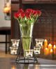 Candle Holder Centerpiece with Vase - Elegant Table Decor