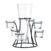 Candle Holder Centerpiece with Vase - Elegant Table Decor