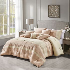 Shadha 7 Pieces Comforter Set (size: KING)