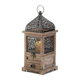 Flip Top Moroccan Lantern (size: large)