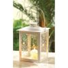 White Lantern - Decorative Candle Holder for Home Decor and Events