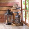 Monticello Wooden Lantern - Rustic Home Decor and Outdoor Lighting Accessory