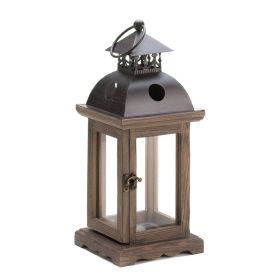 Monticello Wooden Lantern - Rustic Home Decor and Outdoor Lighting Accessory (size: Compact)